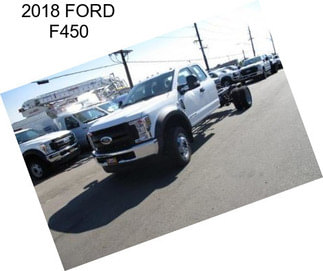 2018 FORD F450