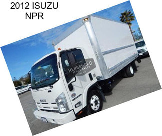 2012 ISUZU NPR