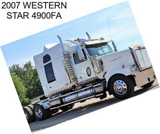 2007 WESTERN STAR 4900FA