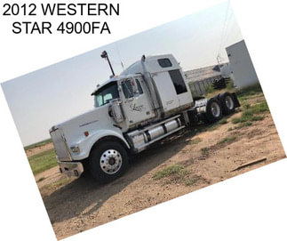 2012 WESTERN STAR 4900FA