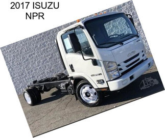 2017 ISUZU NPR