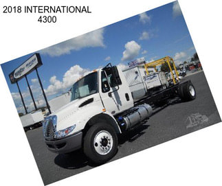 2018 INTERNATIONAL 4300