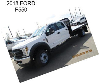 2018 FORD F550