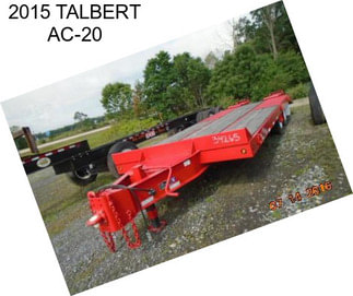 2015 TALBERT AC-20