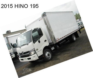 2015 HINO 195