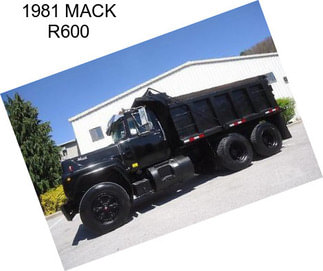 1981 MACK R600