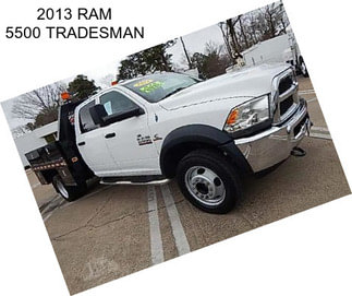 2013 RAM 5500 TRADESMAN