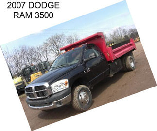 2007 DODGE RAM 3500