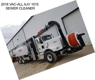 2018 VAC-ALL AJV 1015  SEWER CLEANER