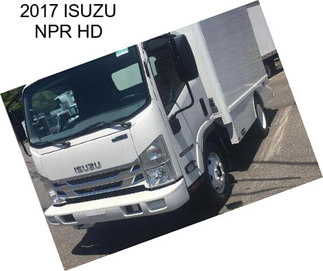 2017 ISUZU NPR HD