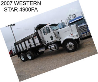 2007 WESTERN STAR 4900FA