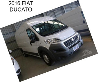 2016 FIAT DUCATO