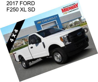 2017 FORD F250 XL SD