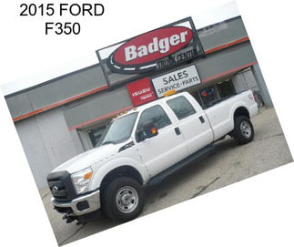 2015 FORD F350