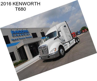 2016 KENWORTH T680