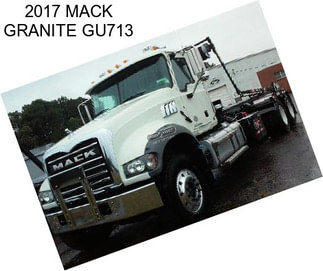 2017 MACK GRANITE GU713