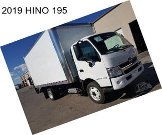 2019 HINO 195