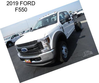 2019 FORD F550