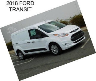 2018 FORD TRANSIT