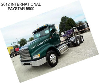 2012 INTERNATIONAL PAYSTAR 5900