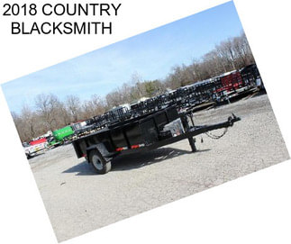 2018 COUNTRY BLACKSMITH