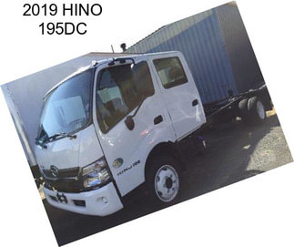 2019 HINO 195DC