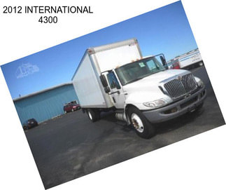 2012 INTERNATIONAL 4300