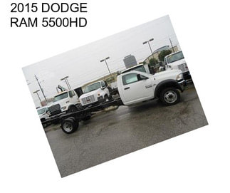 2015 DODGE RAM 5500HD