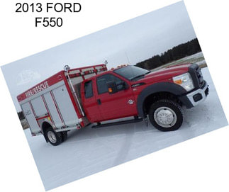 2013 FORD F550