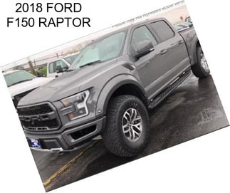 2018 FORD F150 RAPTOR