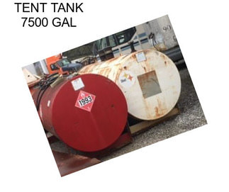 TENT TANK 7500 GAL