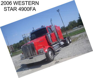 2006 WESTERN STAR 4900FA