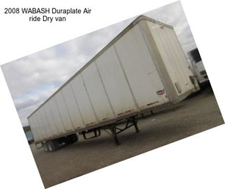 2008 WABASH Duraplate Air ride Dry van