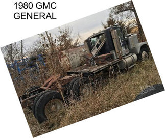 1980 GMC GENERAL