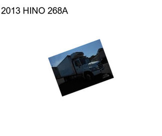 2013 HINO 268A