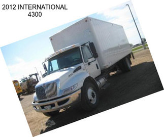 2012 INTERNATIONAL 4300