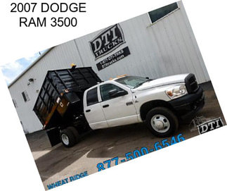 2007 DODGE RAM 3500