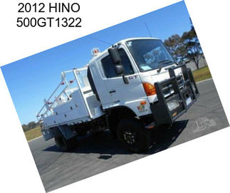 2012 HINO 500GT1322