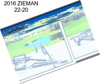 2016 ZIEMAN 22-20