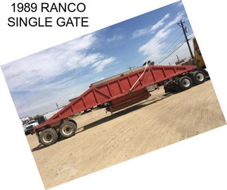 1989 RANCO SINGLE GATE