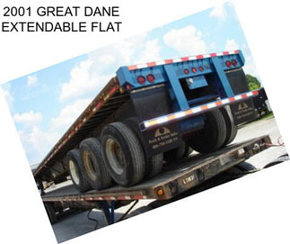 2001 GREAT DANE EXTENDABLE FLAT