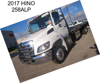 2017 HINO 258ALP