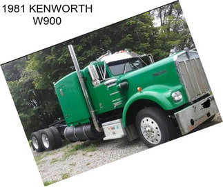 1981 KENWORTH W900