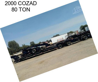 2000 COZAD 80 TON