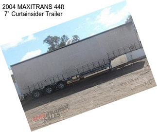 2004 MAXITRANS 44ft 7` Curtainsider Trailer