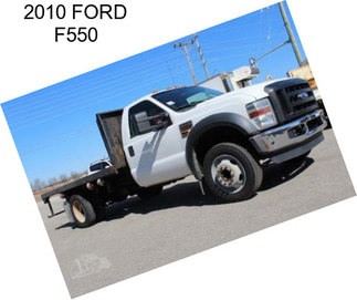2010 FORD F550