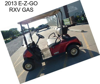 2013 E-Z-GO RXV GAS