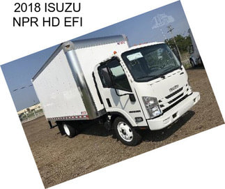 2018 ISUZU NPR HD EFI