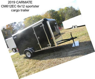 2019 CARMATE CM612EC 6x12 sportster cargo trailer