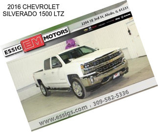 2016 CHEVROLET SILVERADO 1500 LTZ